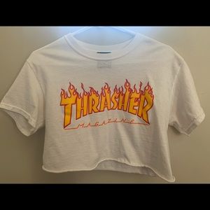 cropped thrasher top